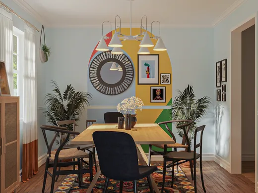 Dining Room · Eclectic designed by Catrina