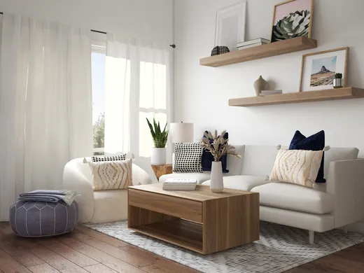 Living Room · Contemporary designed by James