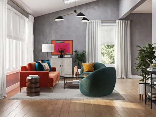 Living Room · Eclectic designed by Freddi