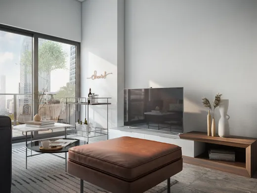 Living Room · Contemporary designed by Nicollette