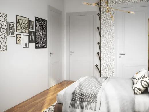 Bedroom · Eclectic designed by Hadasa