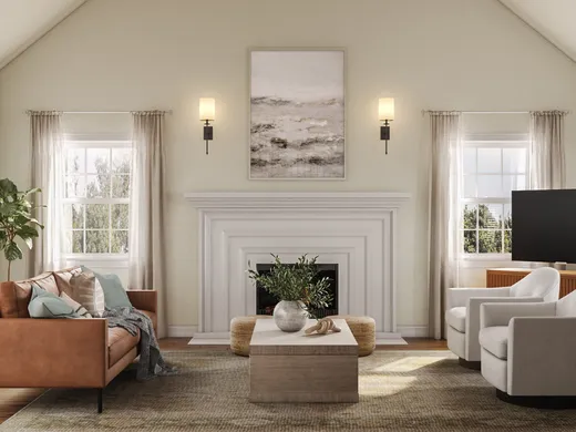 Living Room · Contemporary designed by Julieta