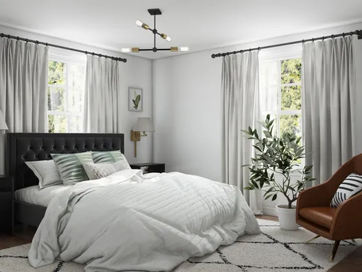 Bedroom · Midcentury Modern designed by Jen