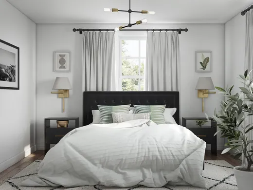 Bedroom · Midcentury Modern designed by Jen