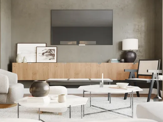 Living Room · Contemporary designed by Adan