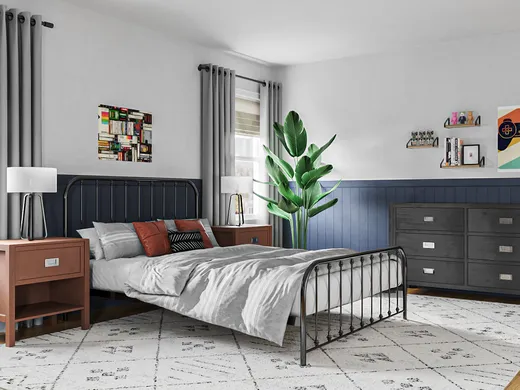 Bedroom · Farmhouse designed by Carla