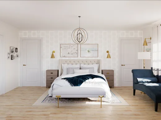Bedroom · Eclectic designed by Megan