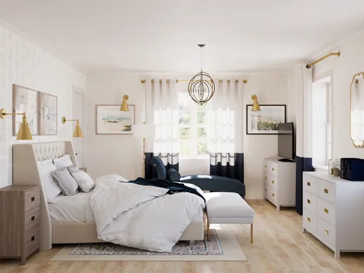 Bedroom · Eclectic designed by Megan