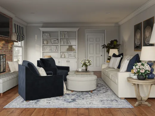 Living Room · Coastal designed by Ingrid