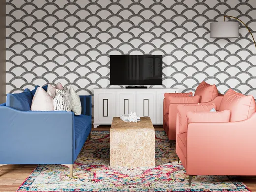Living Room · Coastal designed by Carly