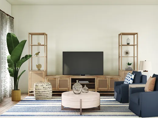 Living Room · Eclectic designed by Karen
