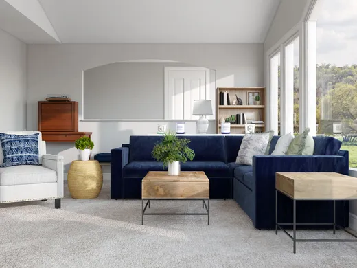 Living Room · Coastal designed by Julia