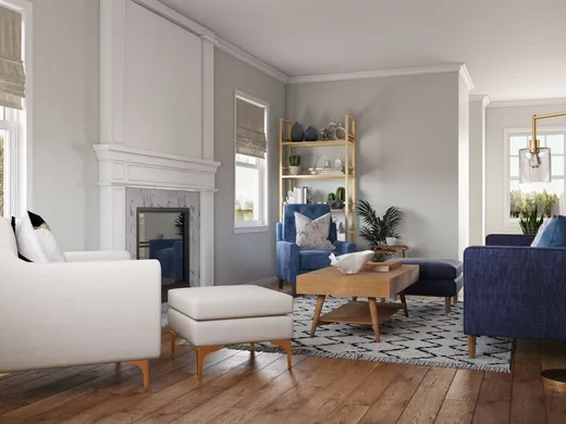 Living Room · Coastal designed by Athena