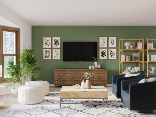 Living Room · Contemporary designed by Ghianella