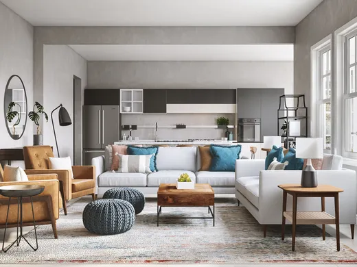 Living Room designed by Sydney