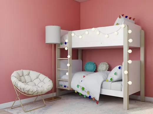 Bedroom · Midcentury Modern designed by Priscila