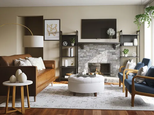 Living Room · Bohemian designed by Jen