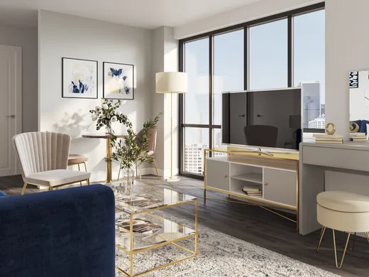 Living Room · Glam designed by Ingrid