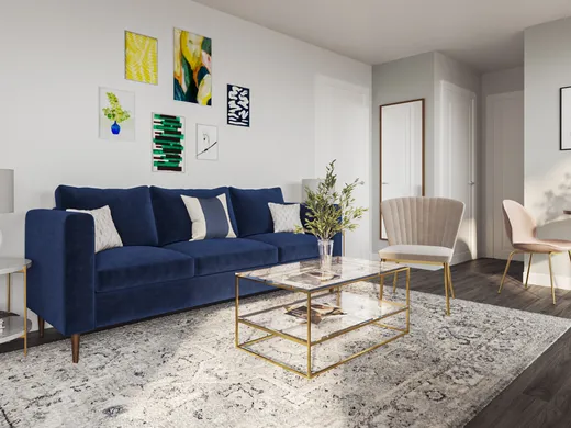 Living Room · Glam designed by Ingrid