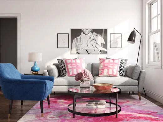 Living Room · Eclectic designed by Courtney