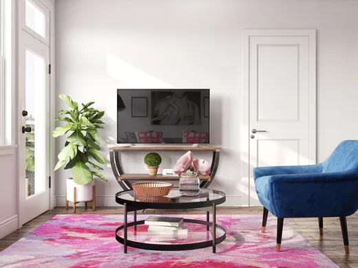 Living Room · Eclectic designed by Courtney