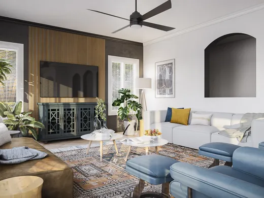 Living Room · Transitional designed by Diana