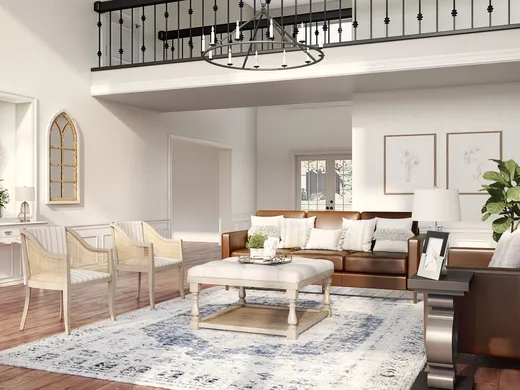 Living Room · Farmhouse designed by Amelia