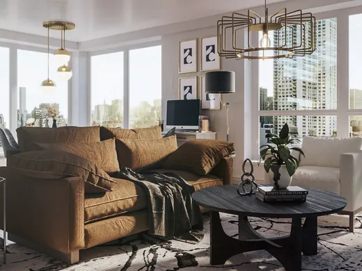 Living Room · Contemporary designed by Cristina