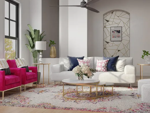Living Room · Coastal designed by Austin