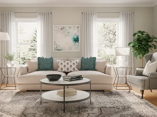 Living Room · Coastal designed by Austin
