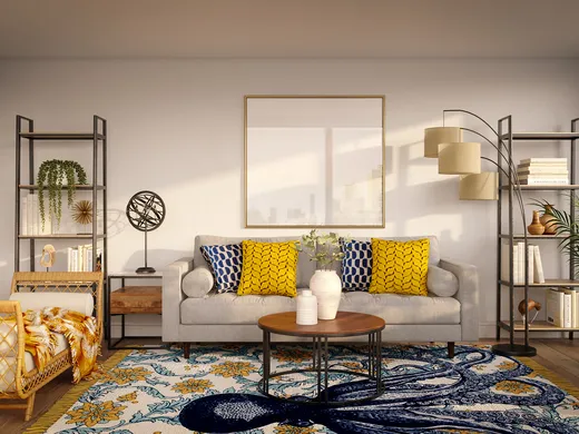 Living Room · Eclectic designed by Veridiana