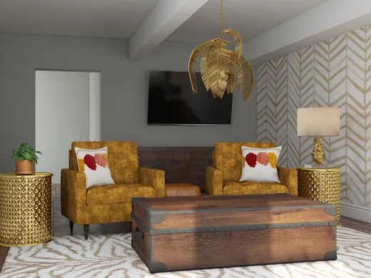 Living Room · Eclectic designed by Dahlia