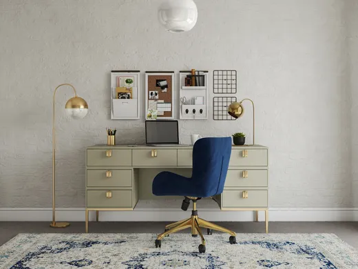 Office · Midcentury Modern designed by Dahlia