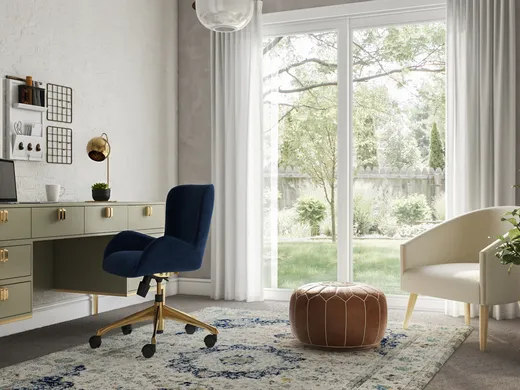 Office · Midcentury Modern designed by Dahlia
