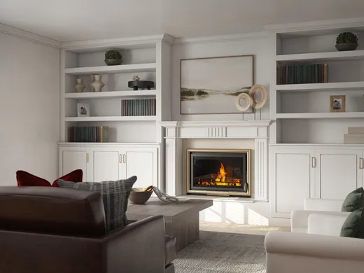 Living Room · Traditional designed by Aubrey