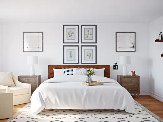 Bedroom · Eclectic designed by Karen