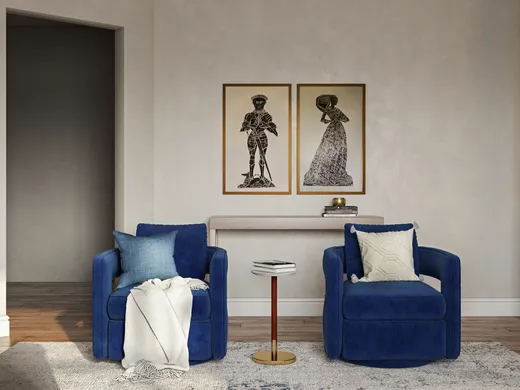 Living Room · Eclectic designed by Sarah