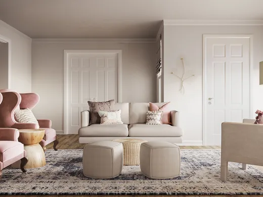 Living Room · Modern designed by Rebecca