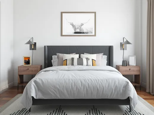 Bedroom · Midcentury Modern designed by Alyssa