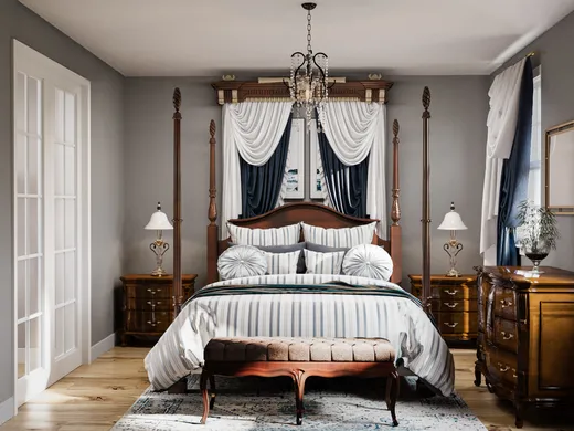 Bedroom designed by Liesl