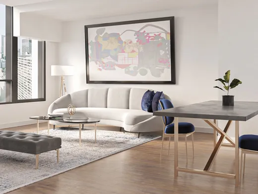 Living Room · Glam designed by Amber