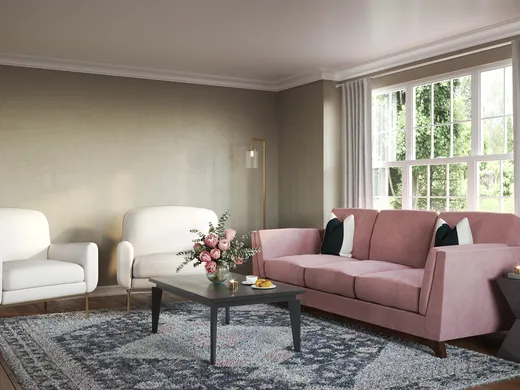 Living Room · Contemporary designed by Isaac