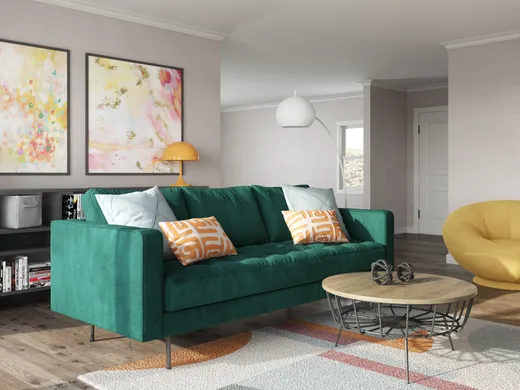 Living Room · Bohemian designed by Erin