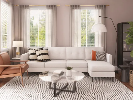 Living Room · Contemporary designed by Xiaoxiao