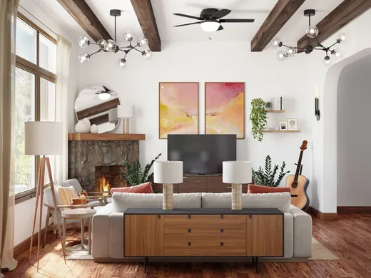 Living Room · Eclectic designed by Ashlyn