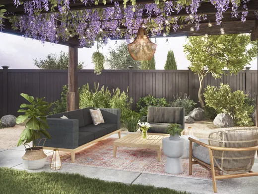 Outdoor Space · Eclectic designed by Corey