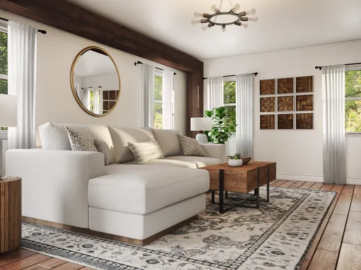 Living Room · Farmhouse designed by Allison