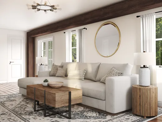 Living Room · Farmhouse designed by Allison