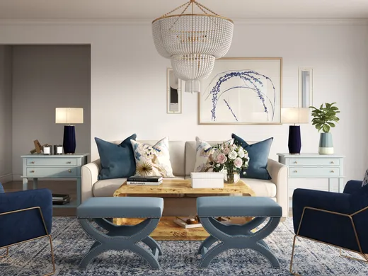 Living Room · Contemporary designed by Melisa