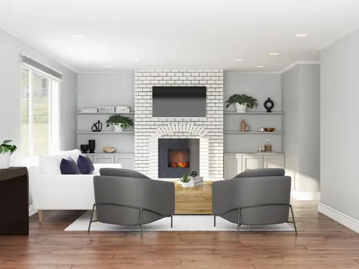 Living Room · Glam designed by Sawyer